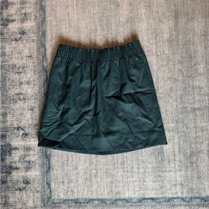 J. Crew Dark Green Mini Skirt